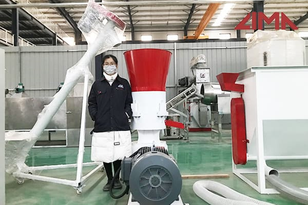 50kg/h aqua feed production line Feed size 7 mm Nigeria
